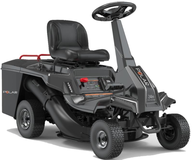Trattorino Mini Trattore Tagliaerba Rasaerba Tosaerba Rider Polar con cesto