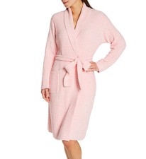 Softies by Paddi Murphy 8800 Marshmallow Rib Robe Strawberry 2X/3X 