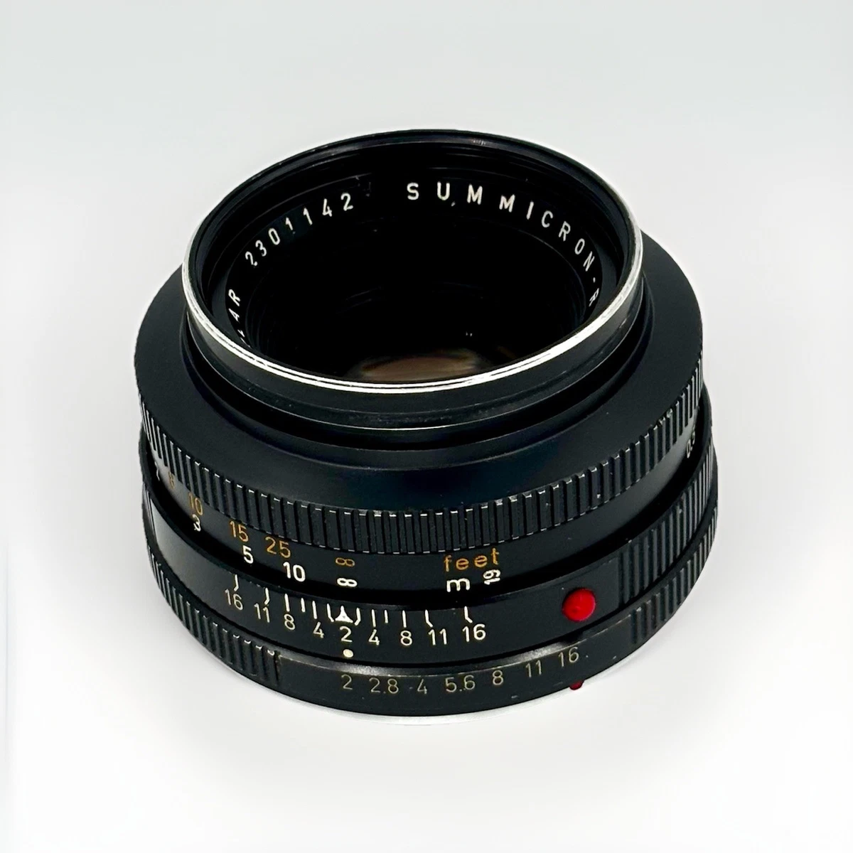 【美品】Leica ライカ SUMMICRON-R 50mm F2 R-Only Leica 50mm f2 Summicron-R (Type II) (3rd Cam) (11216) – Kamerastore