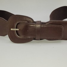 Brown Wide Stretchy Belt nylon material 32"