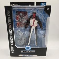 NEW Mister Terrific DC McFarlane Platinum Chase Figure Multiverse IN HAND  27 A3