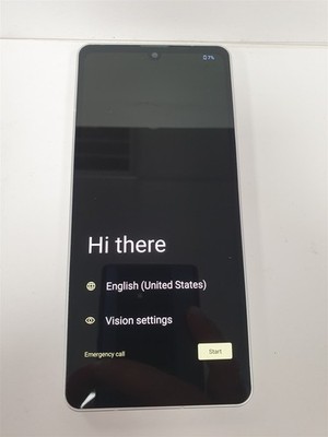 Sharp Aquos Sense 6 128GB Silver SHG05 (Unlocked) Fully Functional