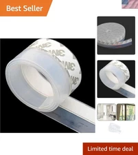 Energy-Saving Door Strip Bottom Seal: Easy Install & Versatile Use, 1" x 16.4"