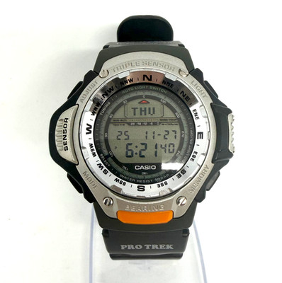 Seltene CASIO PRO TREK PRT-41 Triple Sensor Digitaluhr Vintage Japan