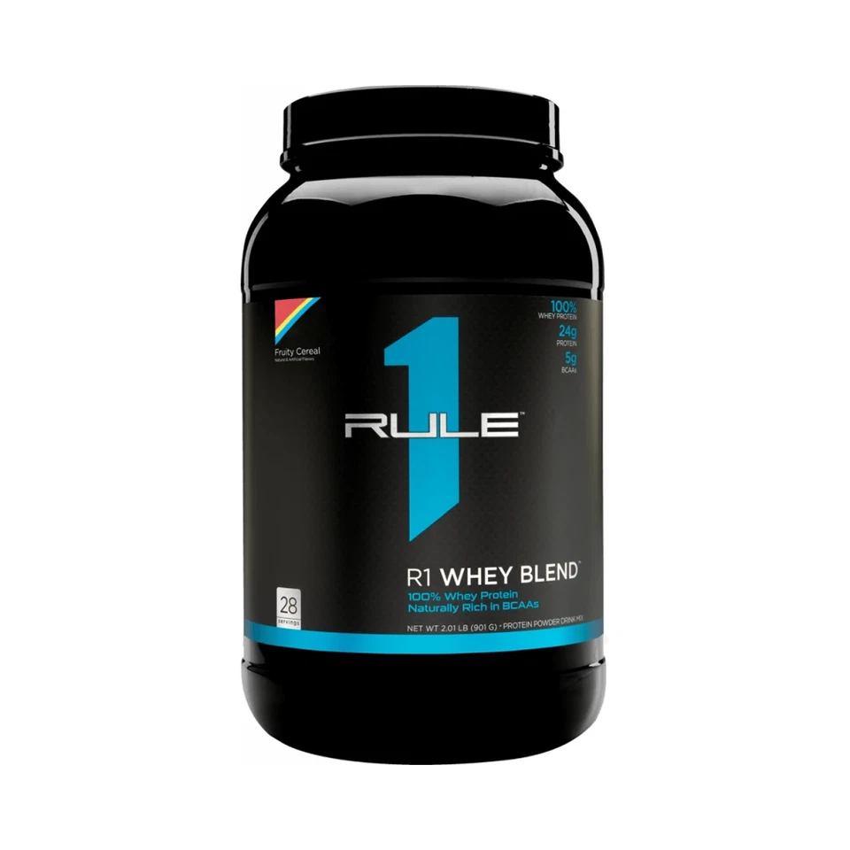Rule1 R1 Whey Blend (2lbs) Fruity Cereal (42,94 EUR/kg)