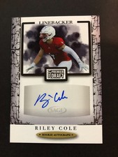 RILEY COLE 2021 SAGE PREMIER DRAFT ROOKIE AUTOGRAPH RC AUTO