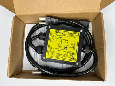 #ad HCDC HD060 Automatic Transfer Switch 15A 120V AC for RV Inverter Generator $60.00