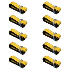 10 Car Hauler Lasso Wheel Tie Down Straps 8 Wd-ring For Tow Dolly Tow Truck