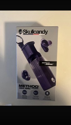 Skullcandy Method 360 ANC True Wireless Earbuds Sound By Bose Black - Brand New