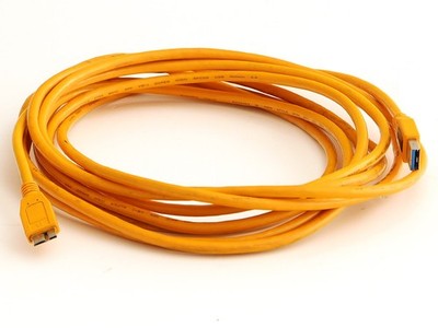 Original Tether Tools TetherPro USB 3.0 A / Micro B ca. 5m in orange