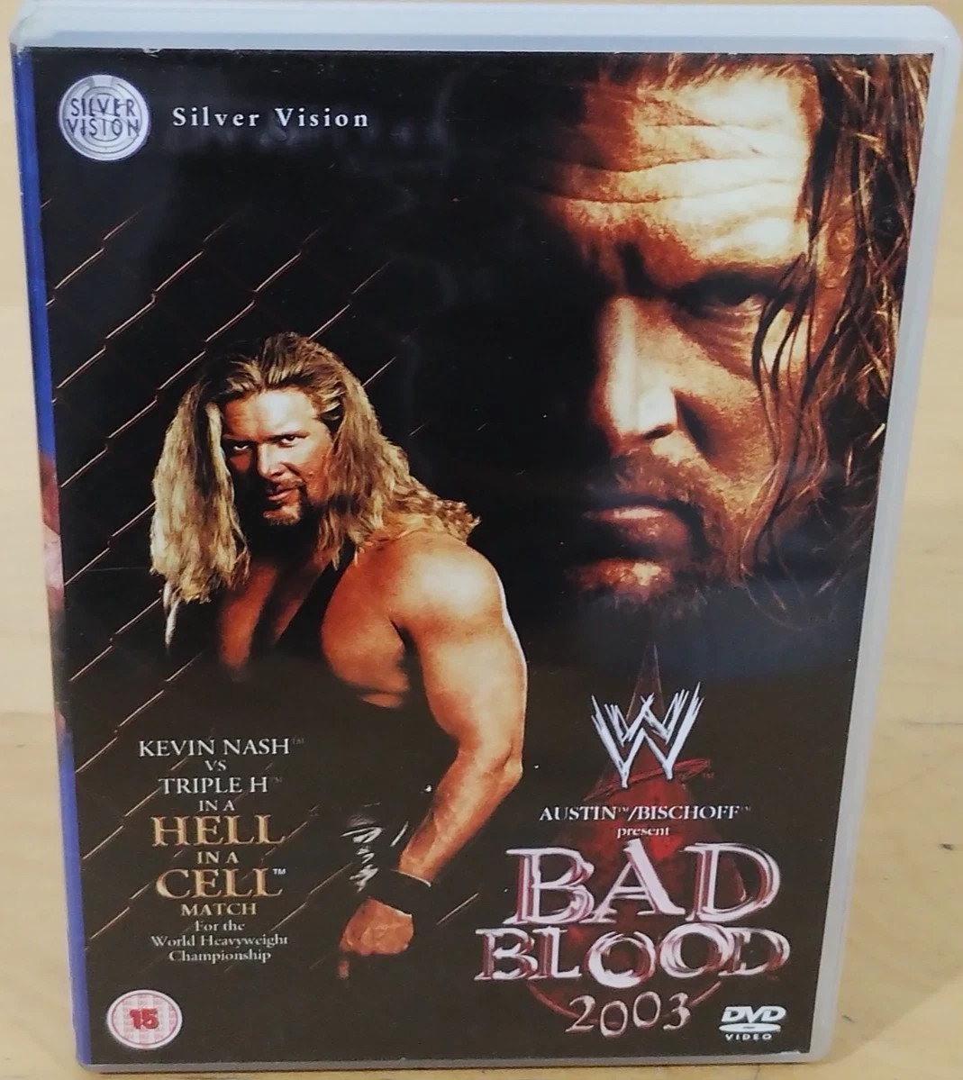 WWE Wrestling - Hell In A Cell Match / Bad Blood 2003 DVD PAL Silver Vision
