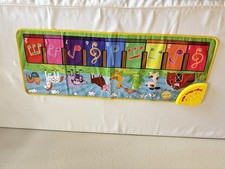 Interactive Toddler Music Mat - Soft Fabric Piano with Animal Sounds  Lights