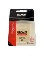 Reach Waxed Dental Floss   Effective Plaque Removal, Extra Wide Cleaning Surface