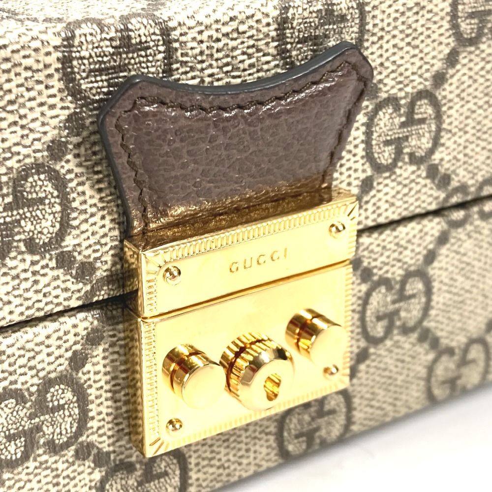 Gucci Padlock Case Apple Watch GG Supreme Beige Used Authentic From Japan thumbnail 7