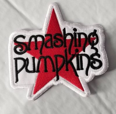 Smashing Pumpkins Embroidered Alternative Rock Band Patch Iron On Sew On 90s Roc