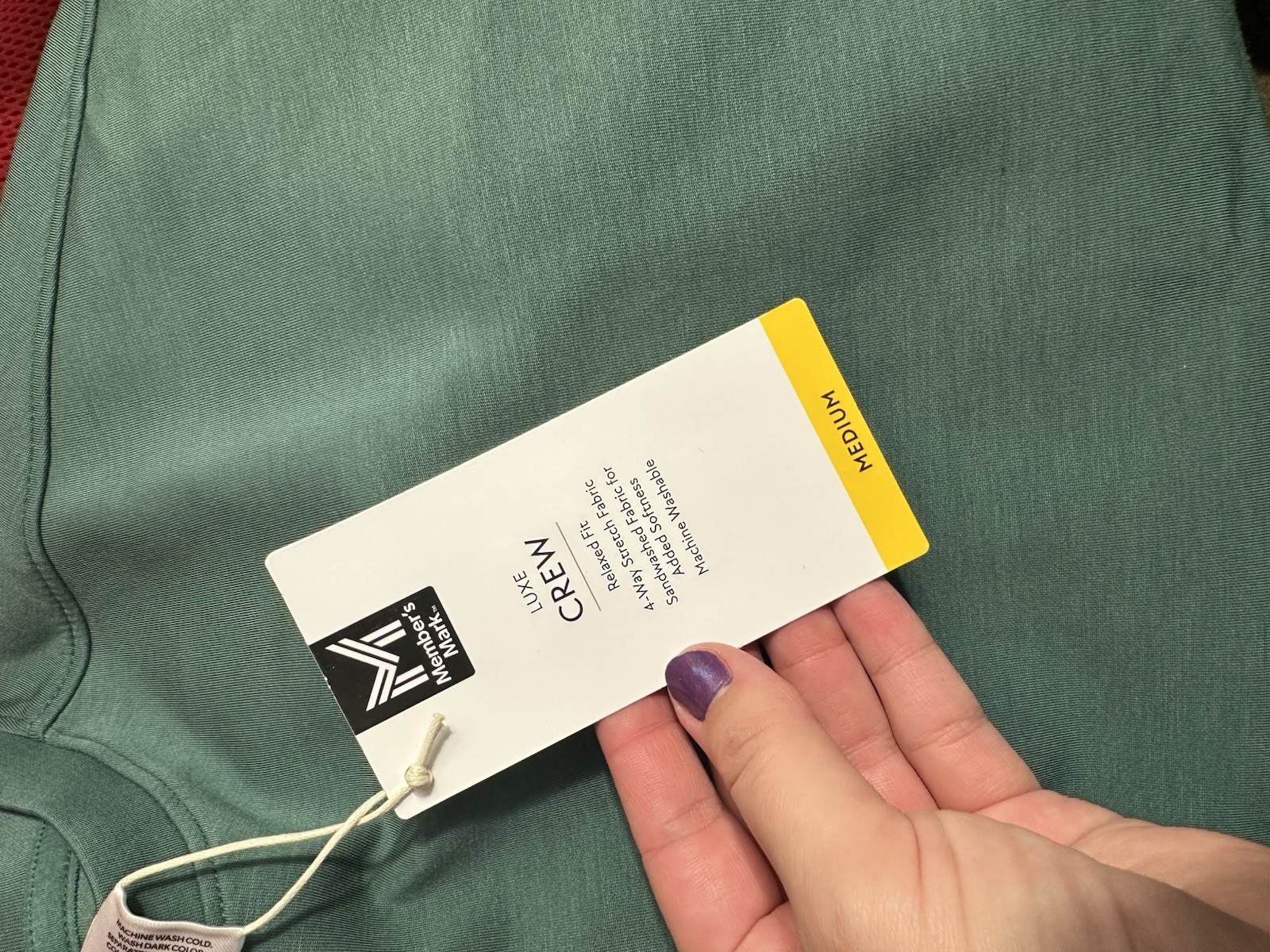 Member's Mark Women's 4-Way Stretch Moisture Wicking Luxe Crew thumbnail 2