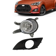 Fog Lights Assembly Compatible with 2013 2014 2015 2016 Hyundai Veloster Turbo