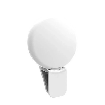 Portable LED Selfie Ring Light Clip On Phone Fill Light 3 Modes