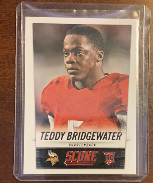 2014 Score Scorecard Teddy Bridgewater #426 Rookie RC