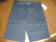 NEW Wonder Nation School Uniform Navy Adjustable Waist Boys Shorts Sz 16  A1 