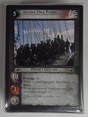 The Two Towers Complete 121 Card Uncommon Set Sets - Lord of the Rings (Decipher