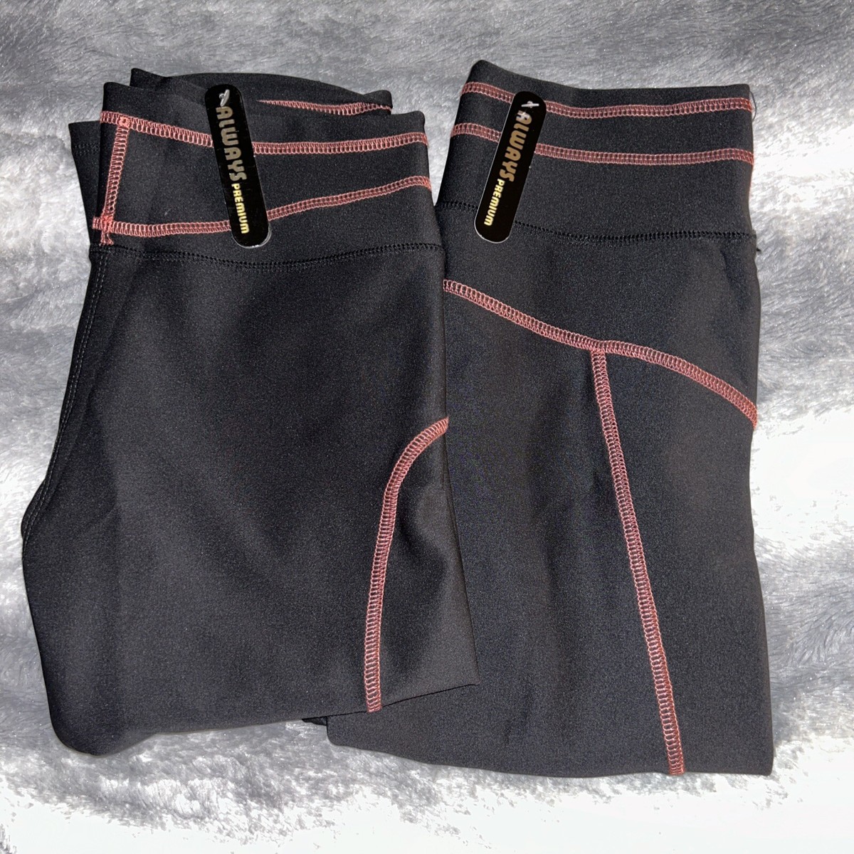 Always Ladies Premium Athletic Capri Workout Leggings S/M Pair Butter  Soft