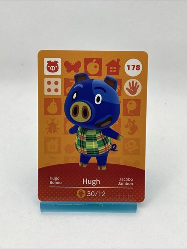 Carte Amiibo Animal Crossing Série 2 - N°190 Hélène / Vesta - Version EUR, Occasion