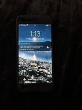 Apple iPhone 7 32GB - Silver Unlocked Cracked Screen Everything Else Works