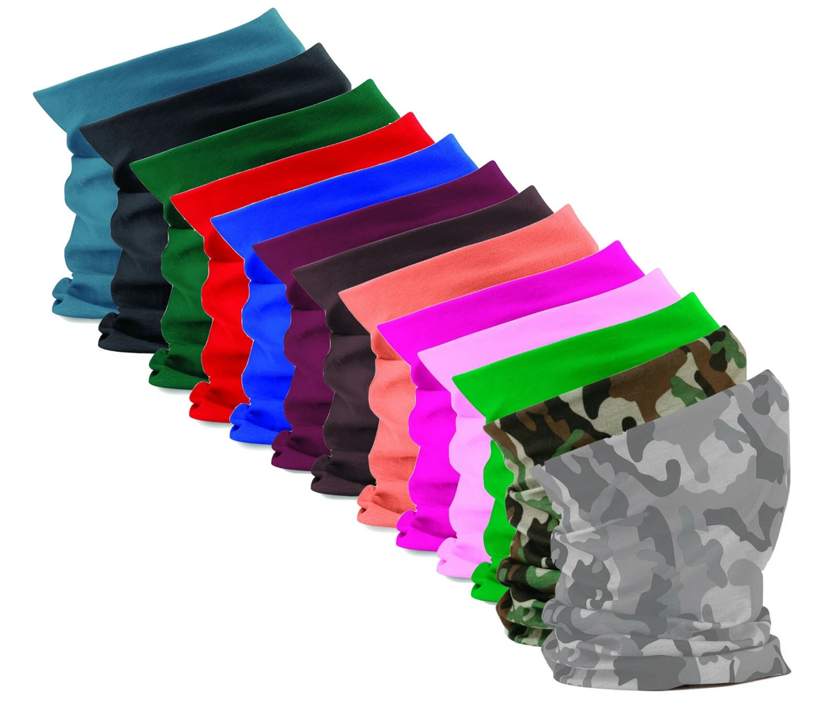 Sciarpa Uomo Disegno Fantasia Tessuto In Cotone Blue - Foto 10