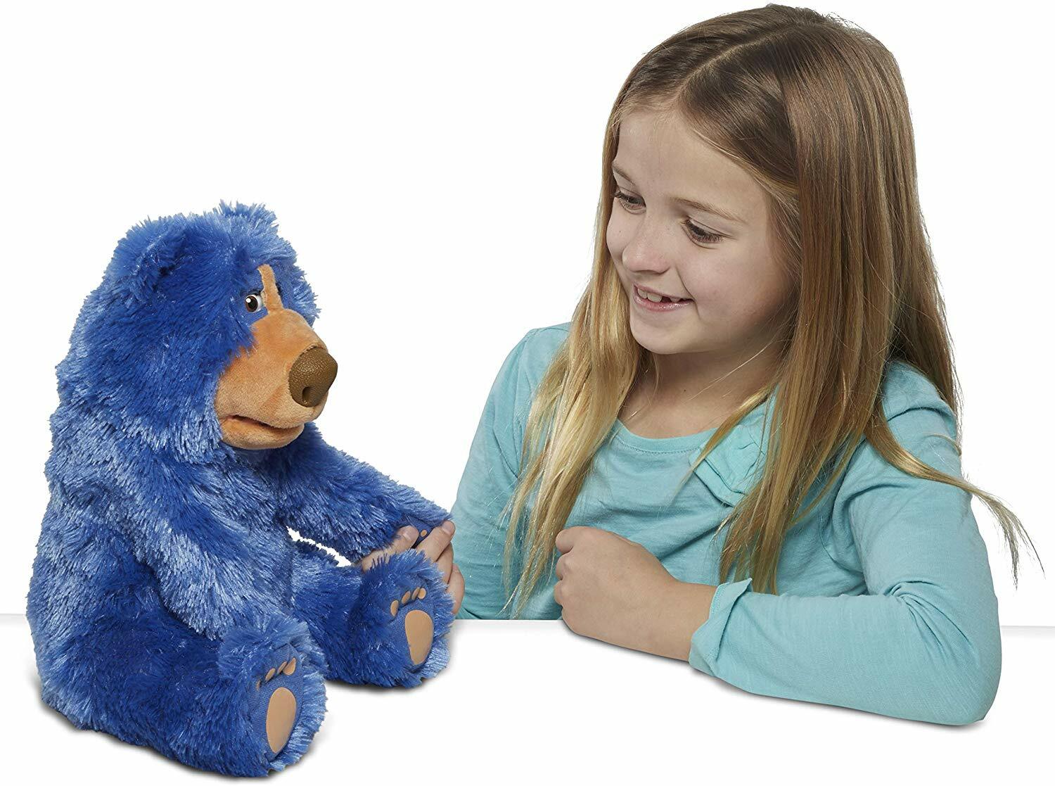 WONDER PARK SLEEP TALKING BOOMER ANIMATED PLUSH BEAR EYES HEAD MOVE 20 PHRASES! - Picture 8 of 12