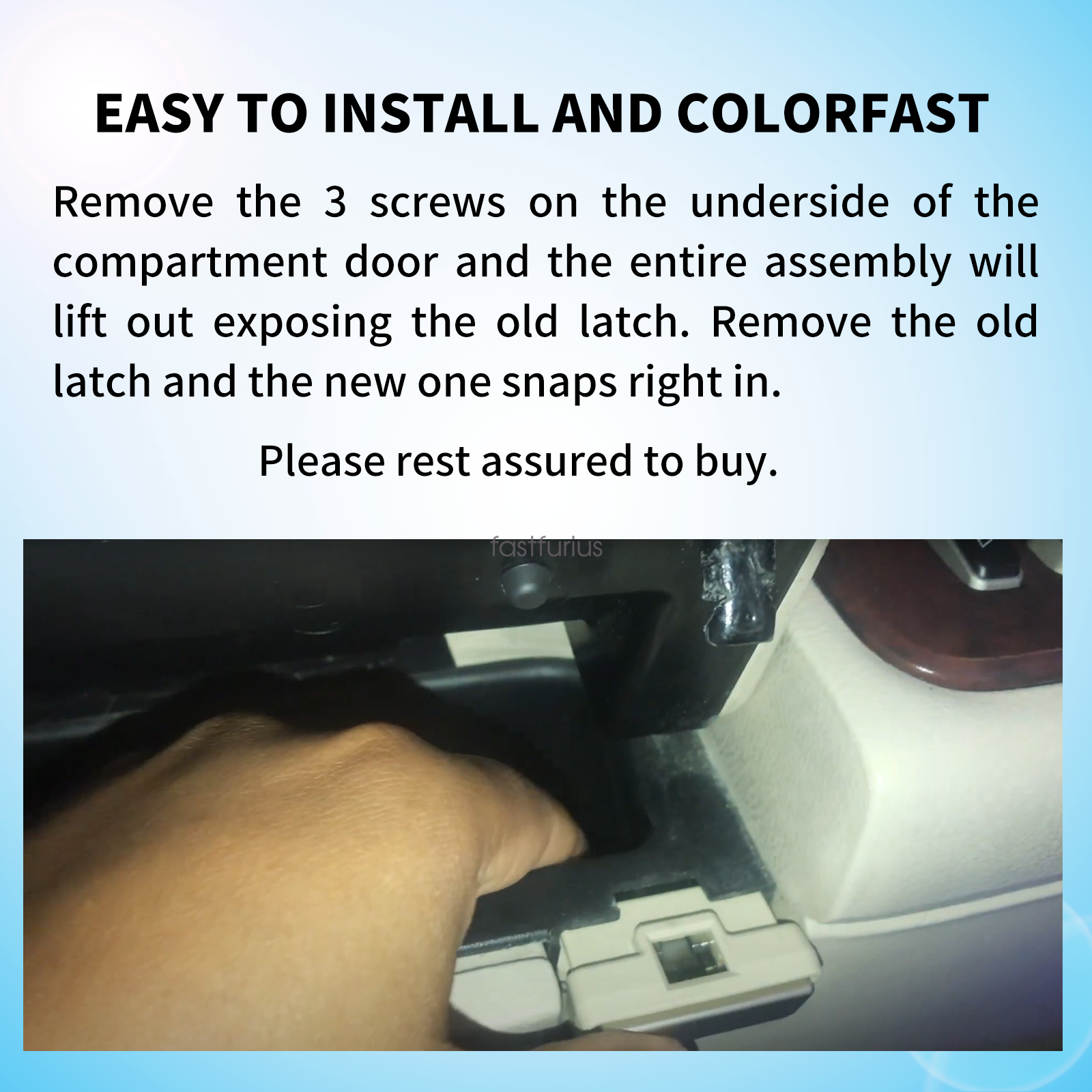 2x For Lincoln town car arm rest latch 20032011Door Compartment