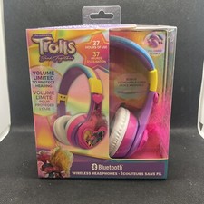 eKids - DreamWorks Trolls Wireless Over-the-Ear Headphones - Purple