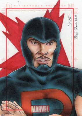 Marvel 70th Anniversary Sketch Card by Scott Rorie of Puck