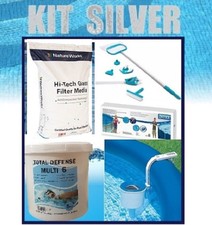  PISCINA FUORITERRA RETTANGOLARE INTEX 26364 ULTRA METAL FRAME KIT SILVER CLORO 
