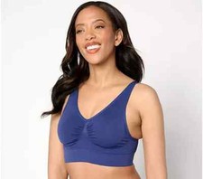 Anybody Intimates Wirefree Cuplift Seamless Bra-Indigo-Large-NEW-A639397