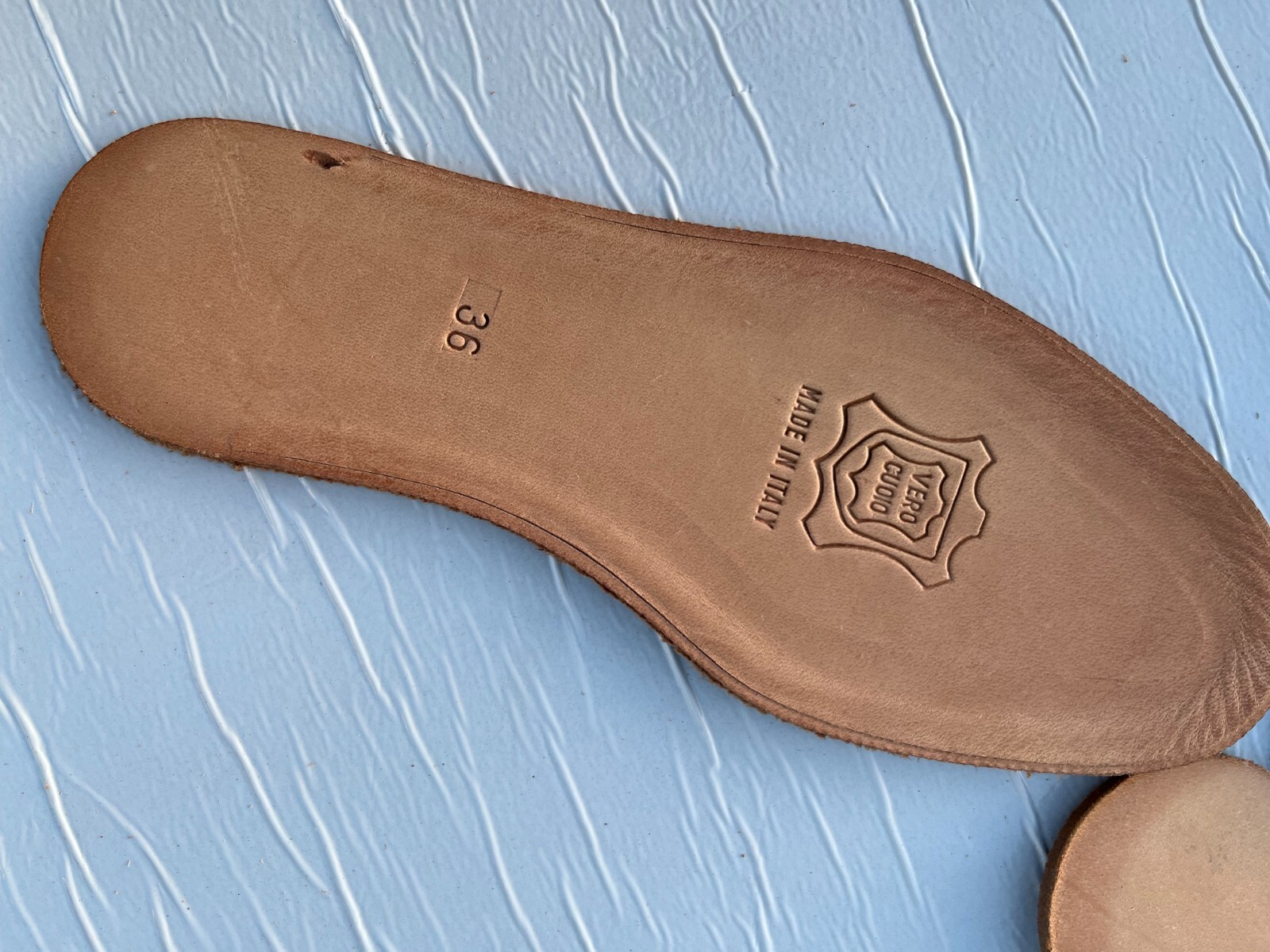 Kit Suola Cuoio Donna 36 - 4,3mm | Ricambi Scarpe Fai da Te Economici