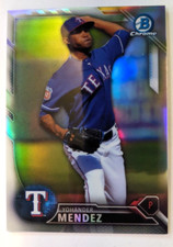 2016 BOWMAN DRAFT CHROME REFRACTOR YOHANDER MENDEZ 375/499