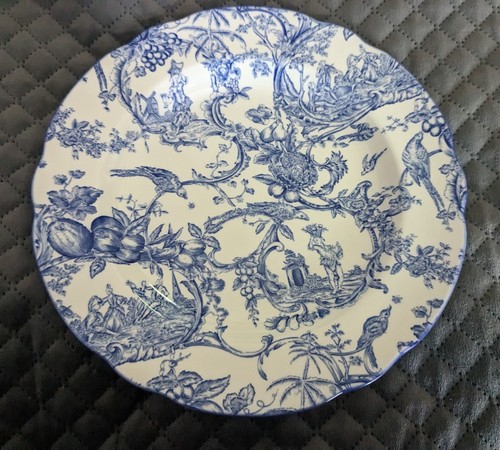 Spode Williamsburg Blue Provincial Garden Plates Luncheon 9" Set Of 6 - Picture 8 of 19