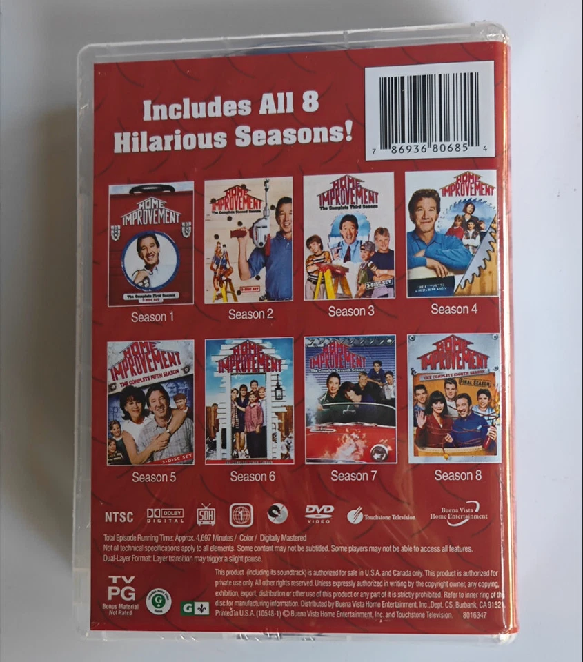 Home Improvement: The 20th Anniversary Complete Series DVD 25-Discs Box Set - Image 2 of 2
