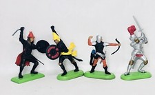 Vintage BRITAINS KNIGHTS MOUNTED Figures 1971 SARACEN Turks  Knights Lot 1 