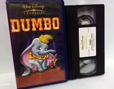 DUMBO I CLASSICI WALT DISNEY VHS USATA OLOGRAMMA TONDO ITALIANA VBC 66605