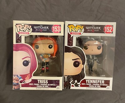 Funko Pop! Yennefer #152 and Triss #153 The Witcher 3: The Wild Hunt Vaulted
