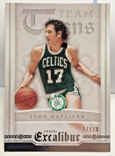 John Havlicek 2015-16 Panini Excalibur Team Titans Silver #'d 17/70 - Celtics