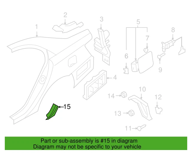 2005-2010 HYUNDAI SONATA FILME PROTETOR DE PEDRA ESQUERDA P/N 84211-3K000 ORIGINAL DO FABRICANTE NOVO - Imagem 4 de 4