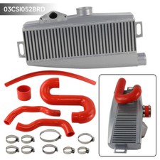 Top Mount Ladeluftkühler Kit für Subaru Impreza WRX 2002–2007 STI 2004–2007 Rot