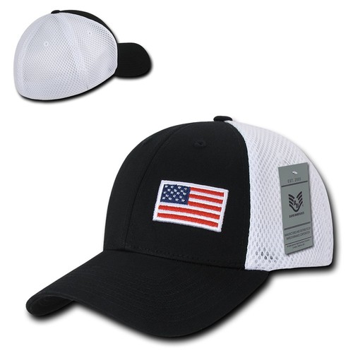 Gorras de algodón Rapid Dominance Aero Foam Flex bandera de EE. UU. malla militar béisbol - Imagen 7 de 16