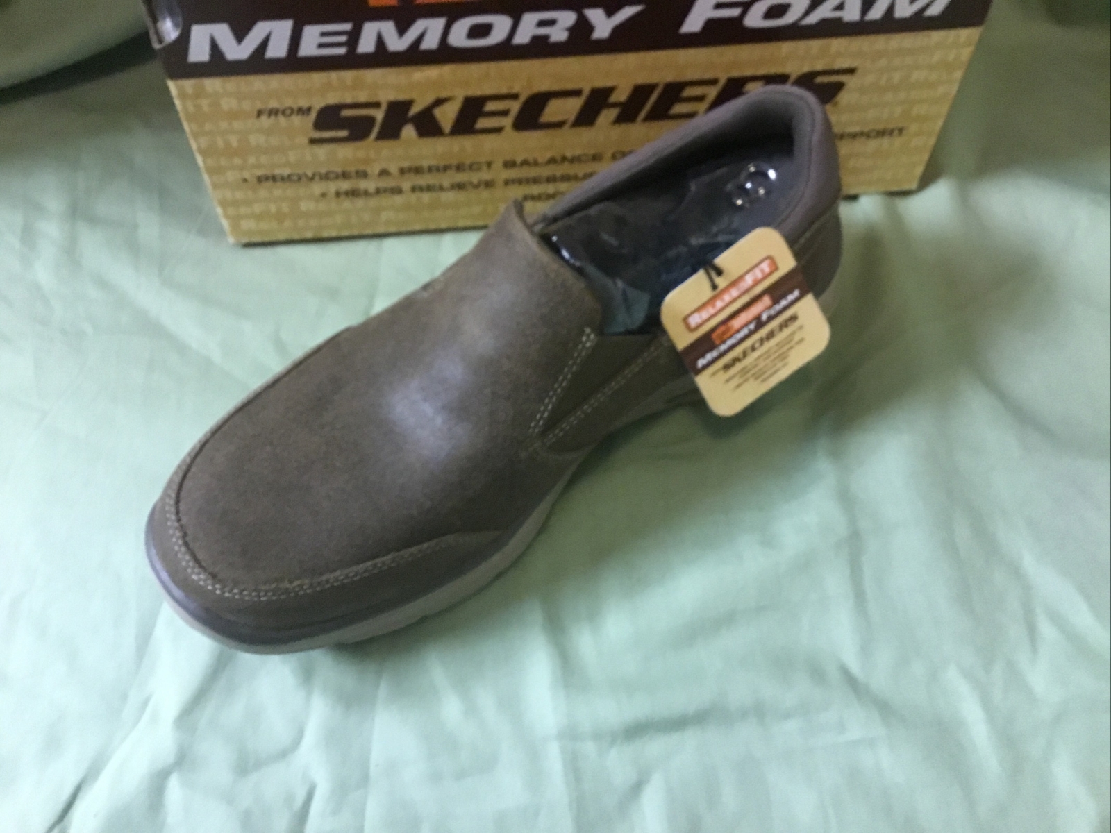 Skechers Glides Calculous 64589 Taupe 
