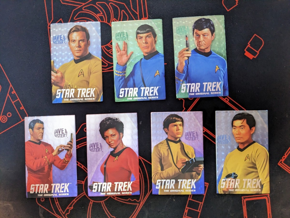 Dave and Busters Star Trek Game Cards Set of 7 (NO TRIBBLES) | eBay