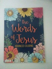 The Words Of Jesus Advanced Adult Coloring Book Christ Bible Quotes Faith Love