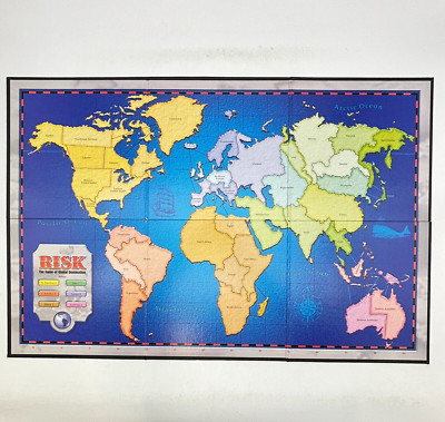 Risk Ebay Risk Game Board Only 1998 Replacement Pieces Parts | eBay